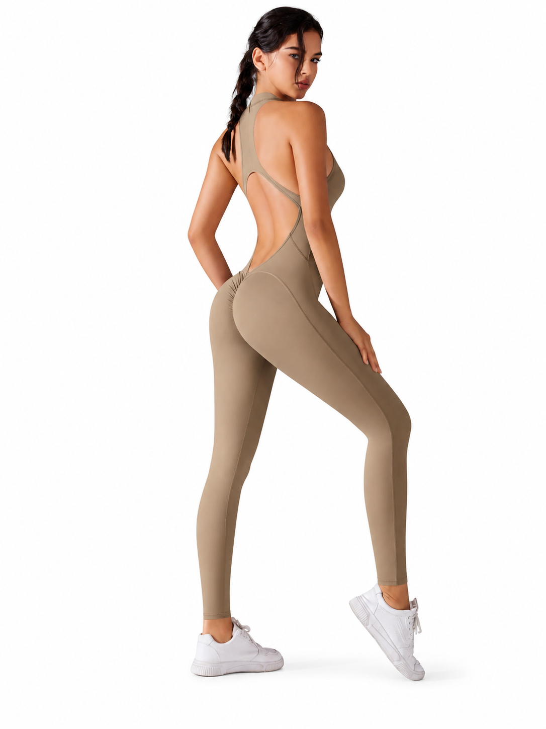 Combinaison Sculpt™ — Dos nu & Push-up intégré