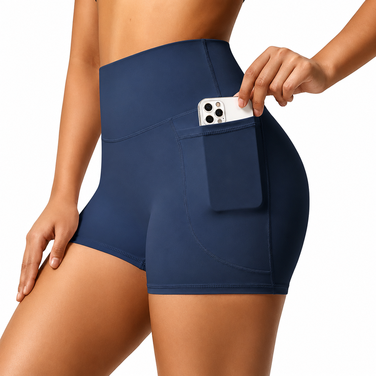 Short Rider™ — Cycliste gainant taille haute avec poches