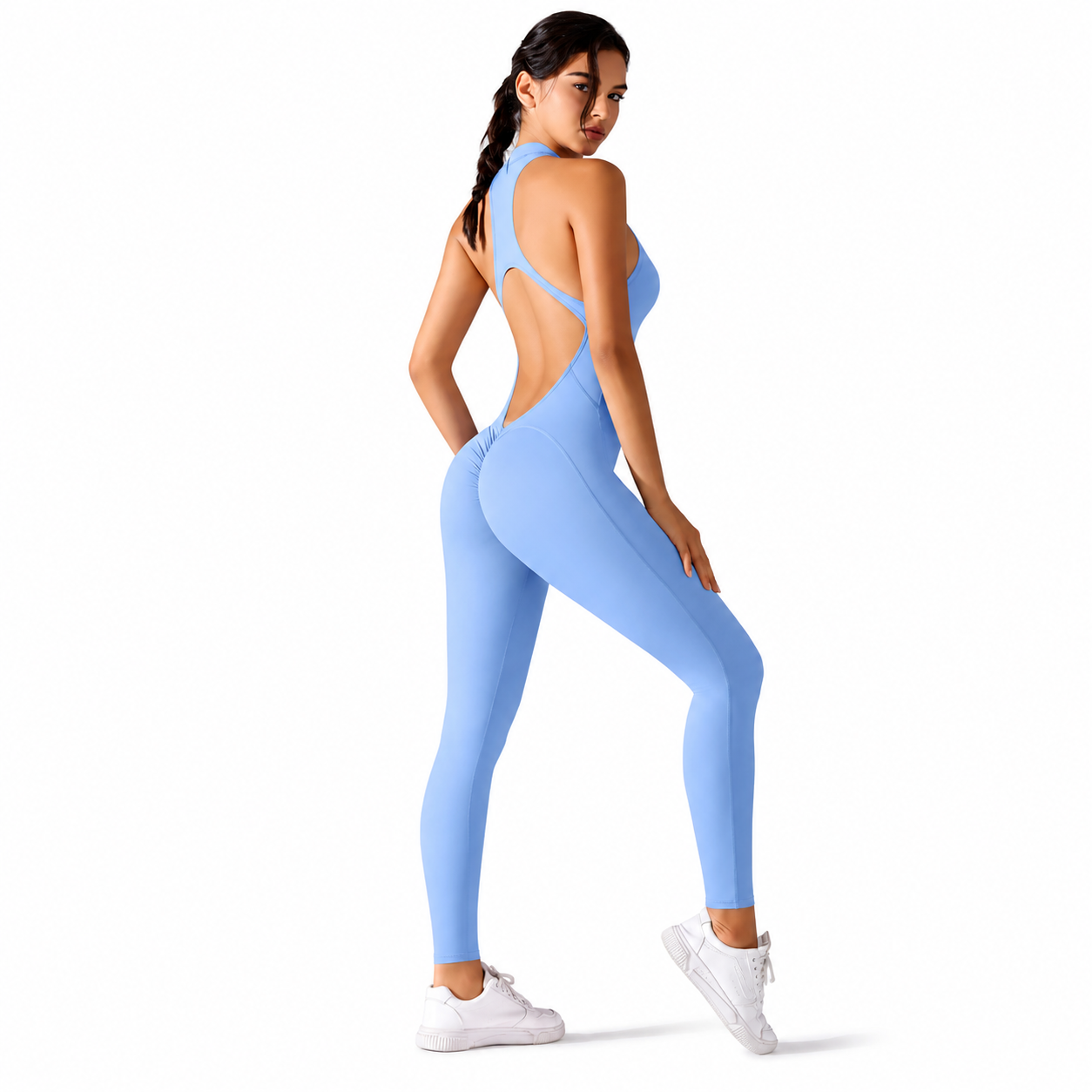Combinaison Sculpt™ — Dos nu & Push-up intégré